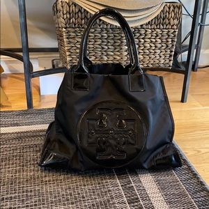 Tory burch patent leather tote